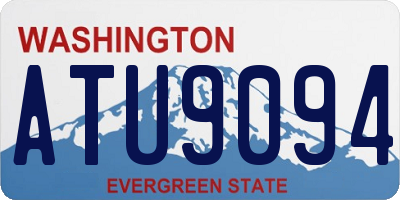 WA license plate ATU9094