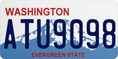 WA license plate ATU9098
