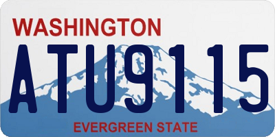 WA license plate ATU9115