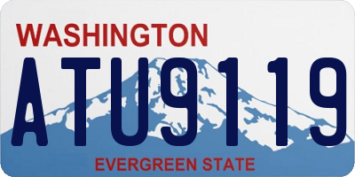 WA license plate ATU9119