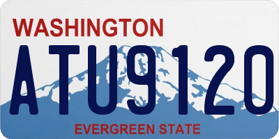 WA license plate ATU9120