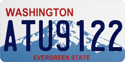 WA license plate ATU9122