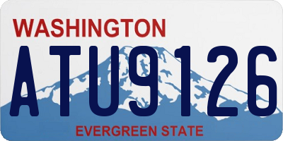 WA license plate ATU9126