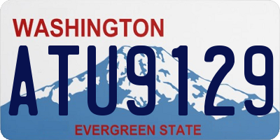 WA license plate ATU9129