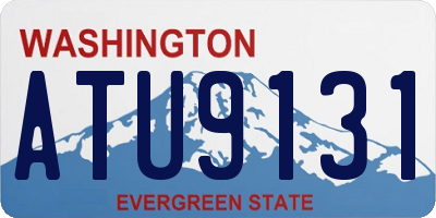 WA license plate ATU9131