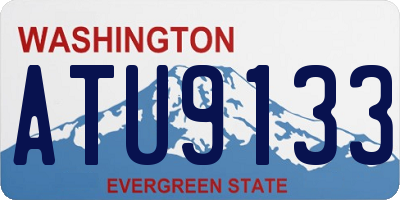 WA license plate ATU9133