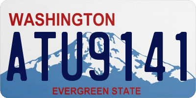 WA license plate ATU9141