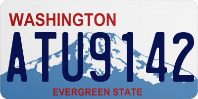 WA license plate ATU9142