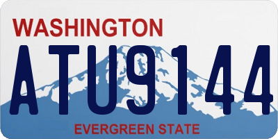 WA license plate ATU9144