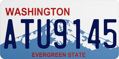 WA license plate ATU9145