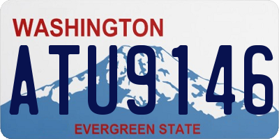 WA license plate ATU9146