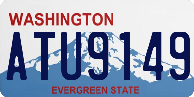 WA license plate ATU9149