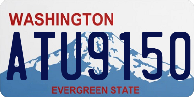 WA license plate ATU9150