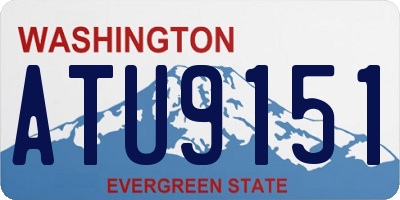 WA license plate ATU9151