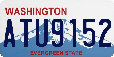 WA license plate ATU9152
