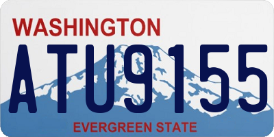 WA license plate ATU9155