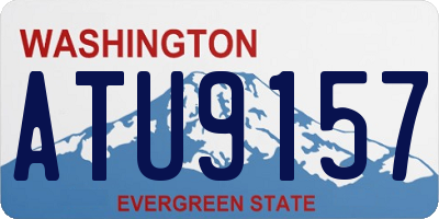 WA license plate ATU9157