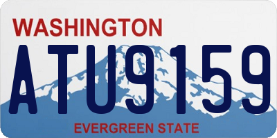 WA license plate ATU9159