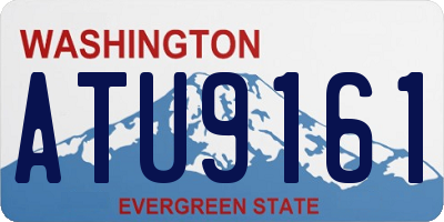 WA license plate ATU9161