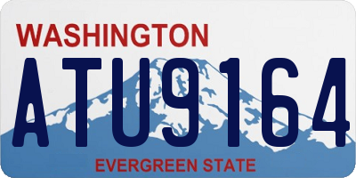 WA license plate ATU9164