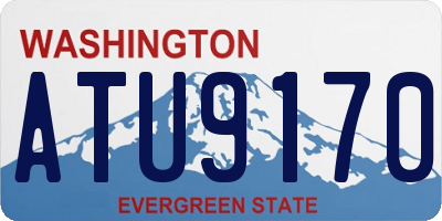 WA license plate ATU9170