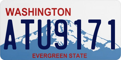 WA license plate ATU9171