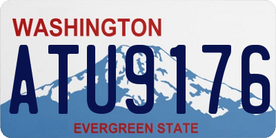 WA license plate ATU9176