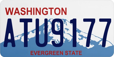 WA license plate ATU9177