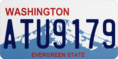 WA license plate ATU9179