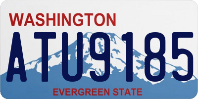 WA license plate ATU9185