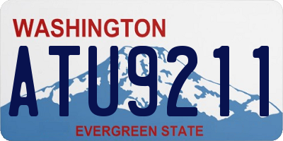 WA license plate ATU9211