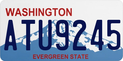 WA license plate ATU9245