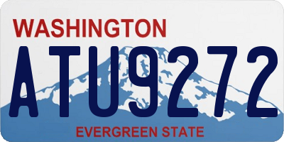 WA license plate ATU9272