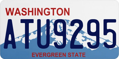 WA license plate ATU9295