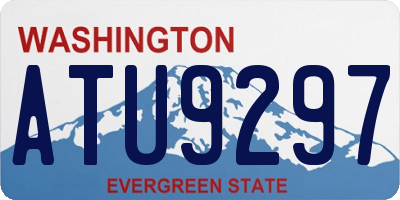 WA license plate ATU9297