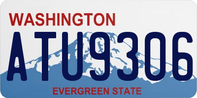 WA license plate ATU9306