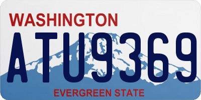 WA license plate ATU9369