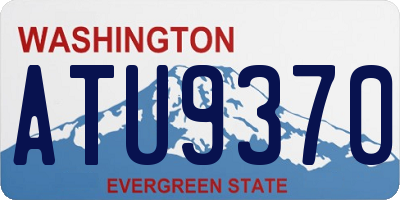 WA license plate ATU9370