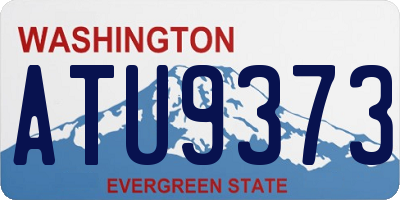 WA license plate ATU9373