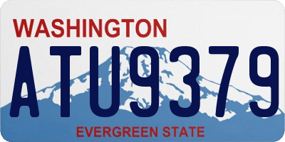 WA license plate ATU9379