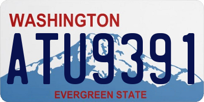 WA license plate ATU9391