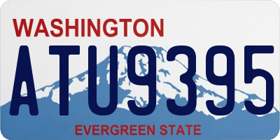 WA license plate ATU9395
