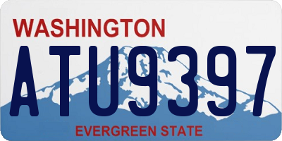 WA license plate ATU9397