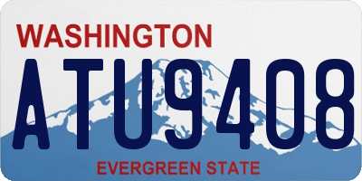 WA license plate ATU9408