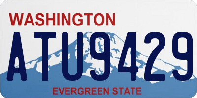 WA license plate ATU9429
