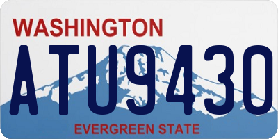 WA license plate ATU9430