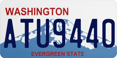 WA license plate ATU9440