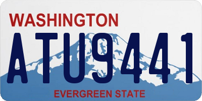 WA license plate ATU9441