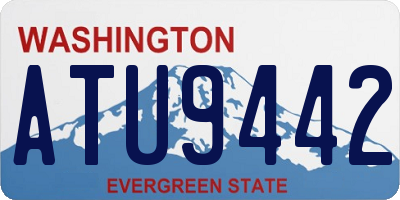 WA license plate ATU9442