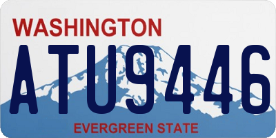 WA license plate ATU9446